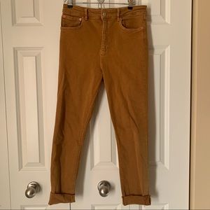 Zara Rust/Orange Skinny Jeans